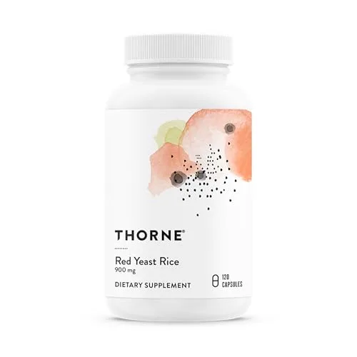 THORNE - Red Yeast Rice - Supports Healthy Cholesterol Levels Already in a Normal Range, Heart Healt Capsule