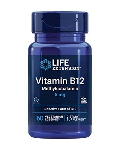 Life Extension Methylcobalamin 5000mcg Sublingual Lozenge