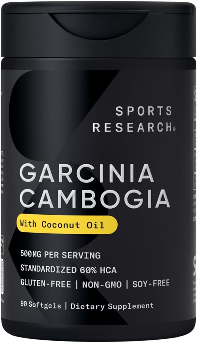 Sports Research Garcinia Cambogia 60% HCA Softgels Softgel