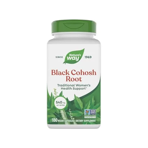 Nature's Way Black Cohosh Root 540mg Capsule