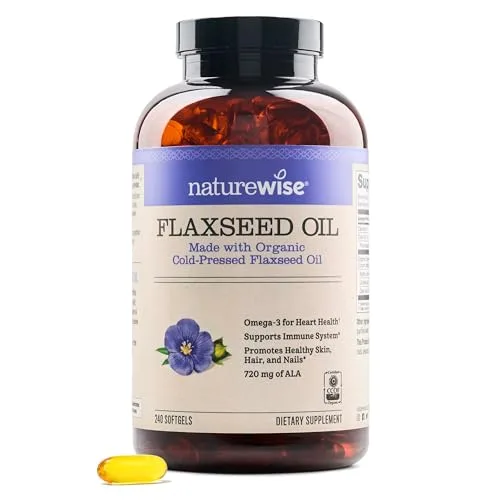 NatureWise Organic Flaxseed Oil 1242mg