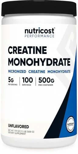 Nutricost Creatine Monohydrate Micronized Powder Micronized powder