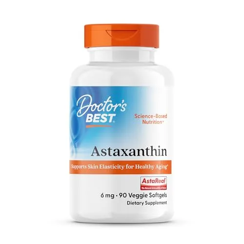 Doctor's Best Astaxanthin 6mg (AstaReal) Vegan softgels