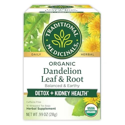Traditional Medicinals Organic Roasted Dandelion Root Tea Tea