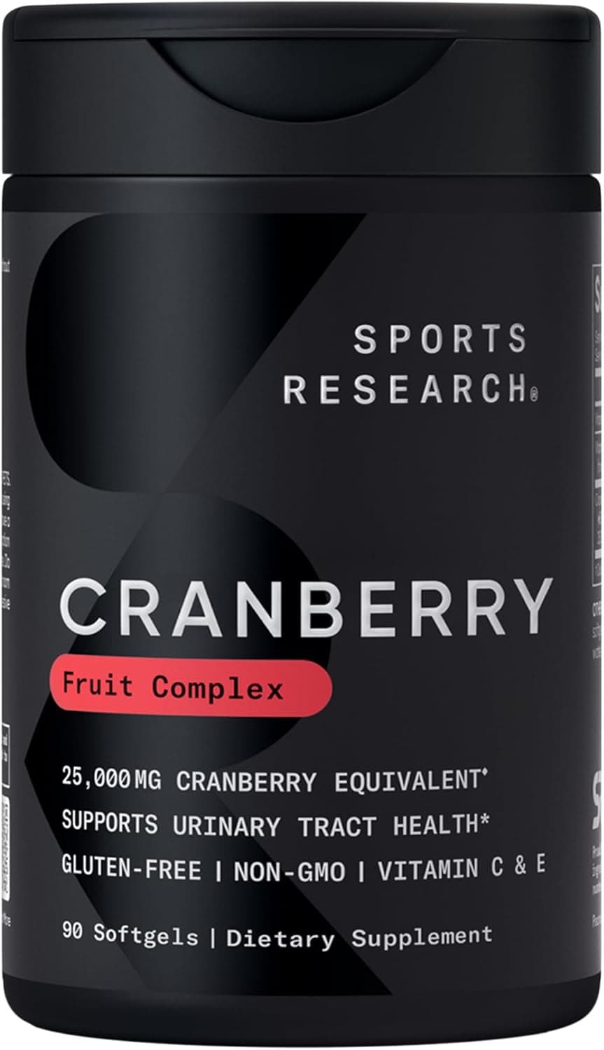 Sports Research Cranberry Complex with Pacran, Vitamin C & E Softgel