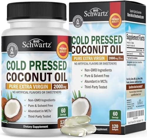 BioSchwartz Coconut Oil Softgels 2000mg Softgel