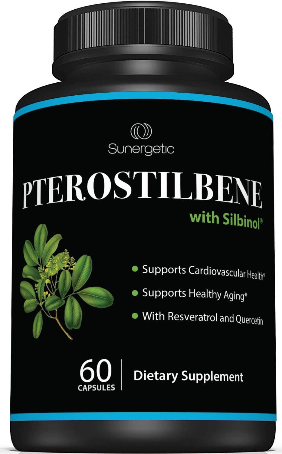 Sunergetic Pterostilbene Resveratrol Quercetin Capsule