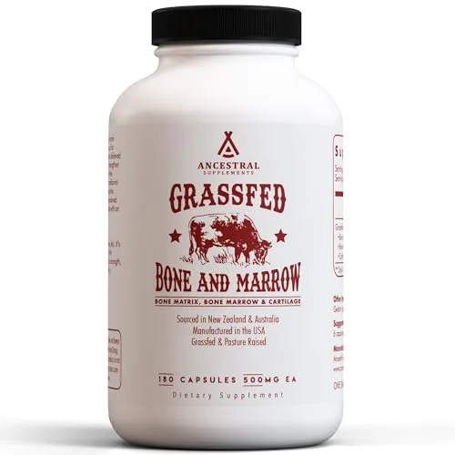 Ancestral Supplements Grass Fed Bone Marrow Capsule