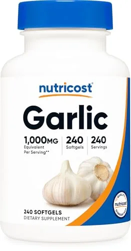 Nutricost Odorless Garlic Extract Softgel