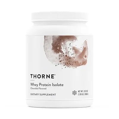 THORNE - Whey Protein Isolate - Balanced Amino Acids Profile with BCAAs - 21 Grams of Easy to Digest