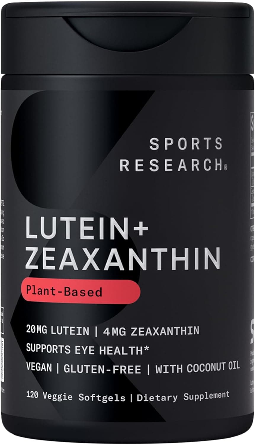 Sports Research Lutein & Zeaxanthin 20mg Softgel