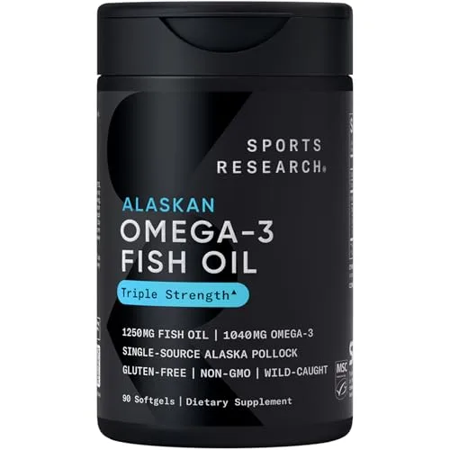 Sports Research Triple Strength Omega-3 Softgel