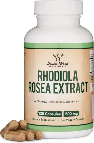 Jarrow Formulas Rhodiola Rosea 500mg Vegetarian Capsule