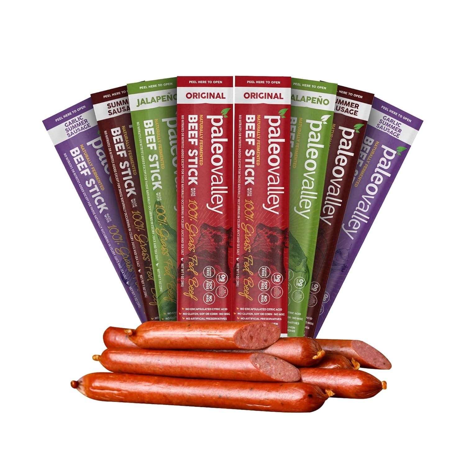 Paleovalley 100% Grass Fed Beef Sticks (40ct) Stick