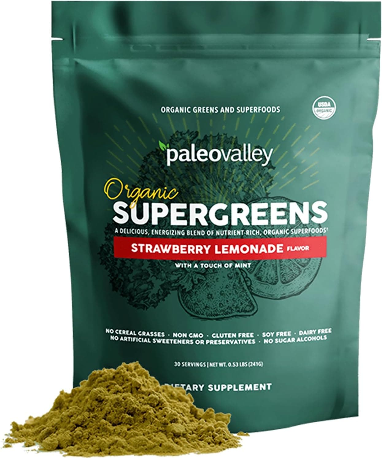 Paleovalley Organic Supergreens Powder
