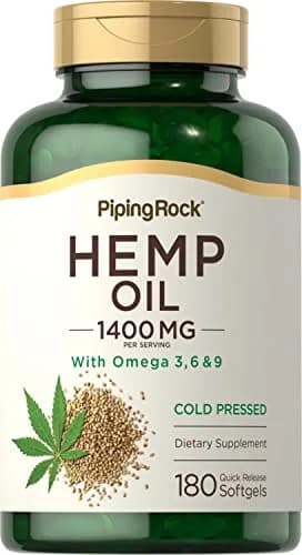 Piping Rock Hemp Seed Oil 1400mg Softgel