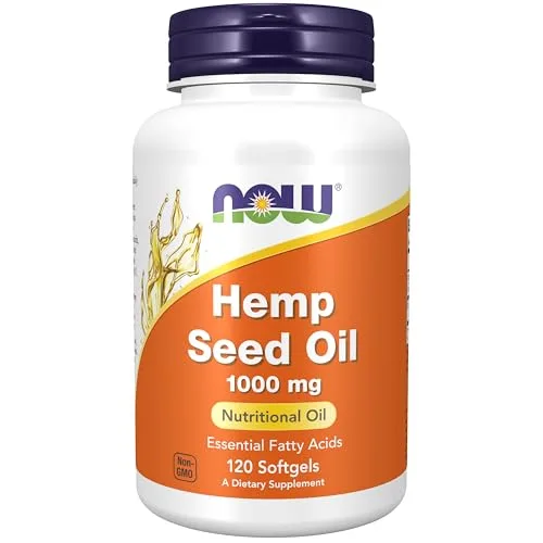 NOW Foods Hemp Seed Oil 1000mg Softgel