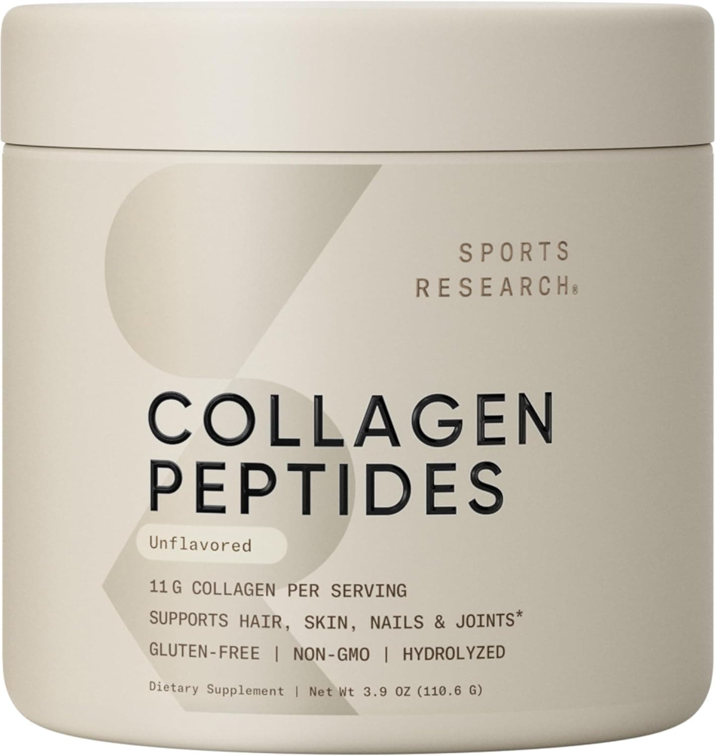 Sports Research Collagen Peptides Powder (Trial Size) Powder