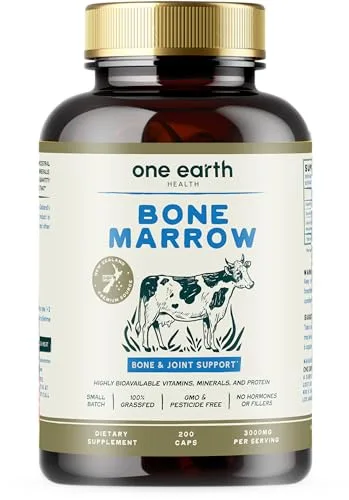 One Earth Health Grass Fed Bone Marrow Capsule