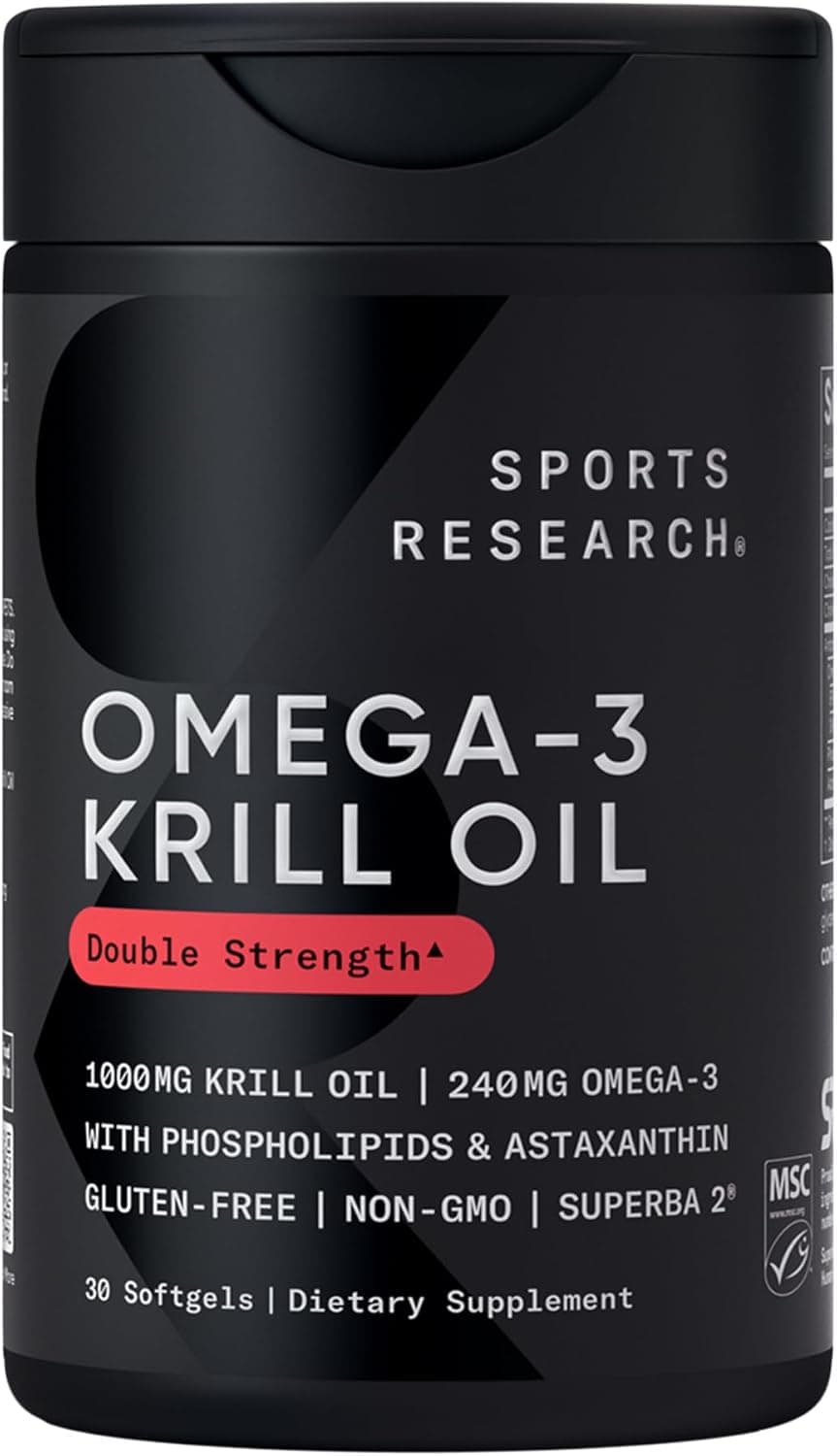 Sports Research Krill Oil 1000mg (Superba 2) Softgel