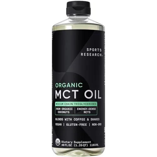 Sports Research Organic MCT Oil Powder (C8+C10) Powder
