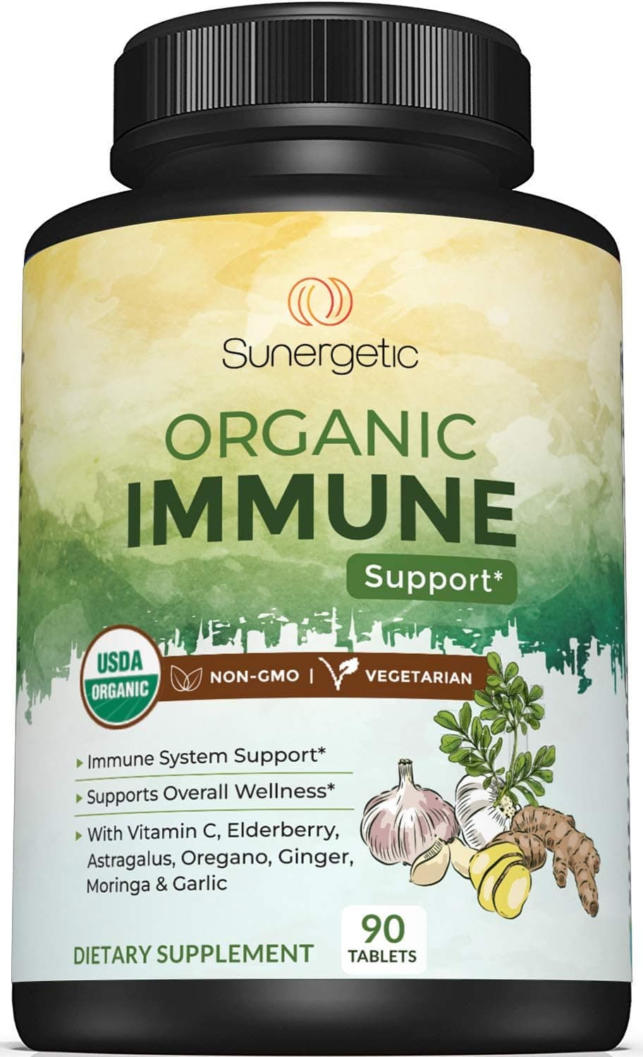 Sunergetic USDA Organic Immune Support Multi Tablet