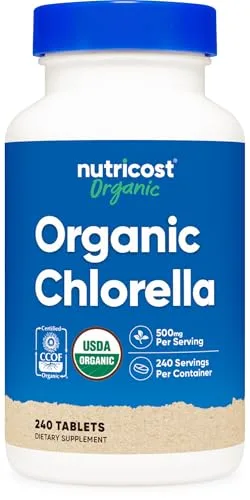 Nutricost Organic Chlorella 500mg Tablet
