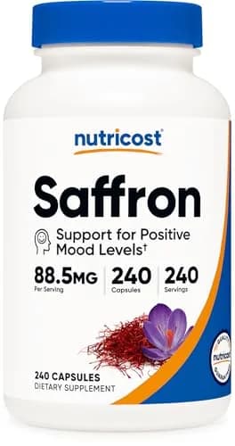 NOW Foods Saffron Veggie Capsule