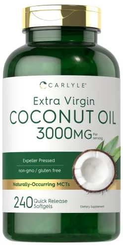 Carlyle Coconut Oil Extra Virgin Softgels 3000mg 240ct