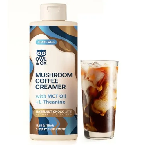 Owl & Ox Mushroom Coffee Creamer with MCT Oil Creamer powder