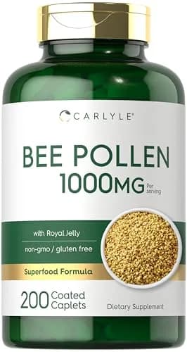 Carlyle Bee Pollen Supplement 1000mg Caplet