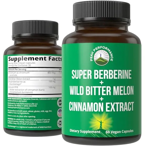 Peak Performance Super Berberine + Wild Bitter Melon
