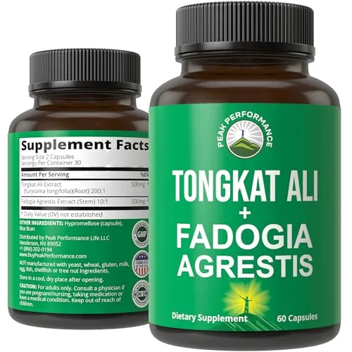 Peak Performance Tongkat Ali + Fadogia Agrestis Complex Capsule