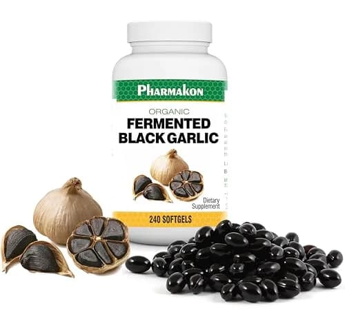 Naturevibe Botanicals Organic Black Garlic Capsules Capsule