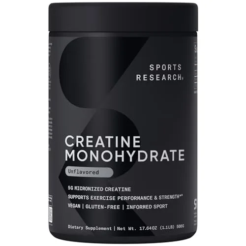 Sports Research Creatine Monohydrate Micronized powder