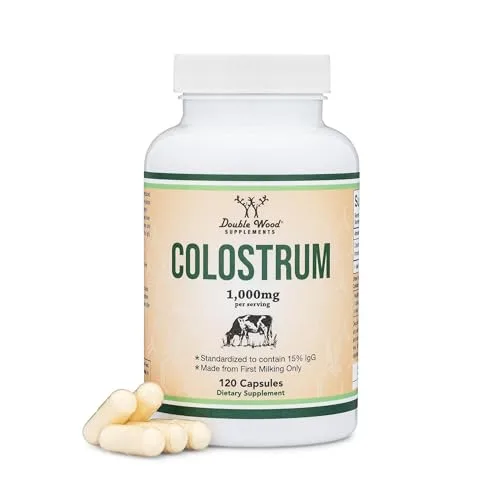 Double Wood Colostrum 1000mg Capsules