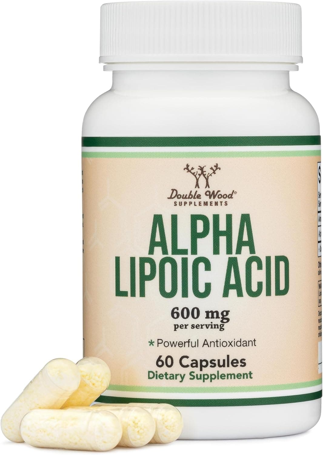 Double Wood Alpha Lipoic Acid 600mg Capsule