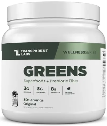 Transparent Labs Prebiotic Greens Powder