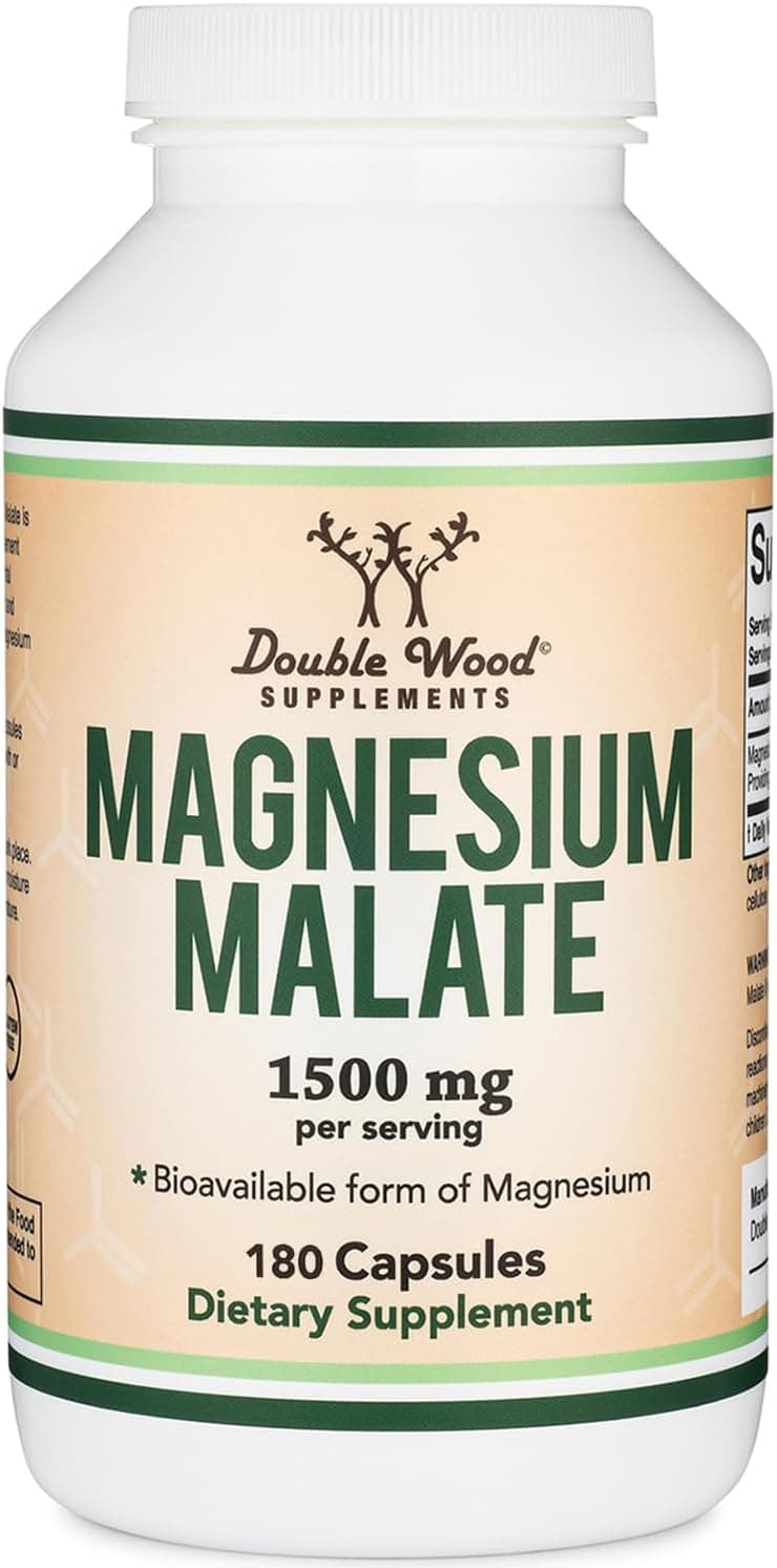 Double Wood Magnesium Malate 1500mg supplement product image 1 of 6