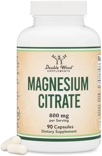 Double Wood Magnesium Citrate 800mg Capsules