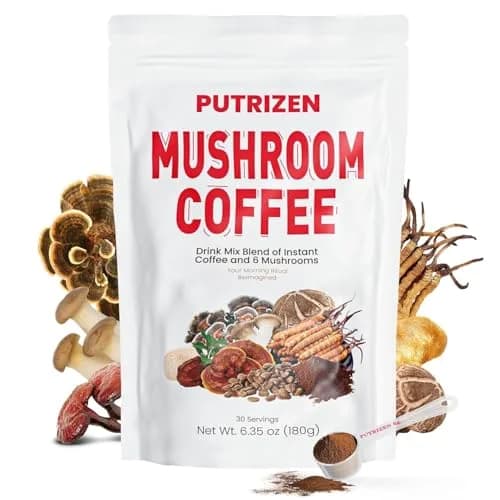 PUTRIZEN HerbalWell Mushroom Coffee Blend Instant coffee powder