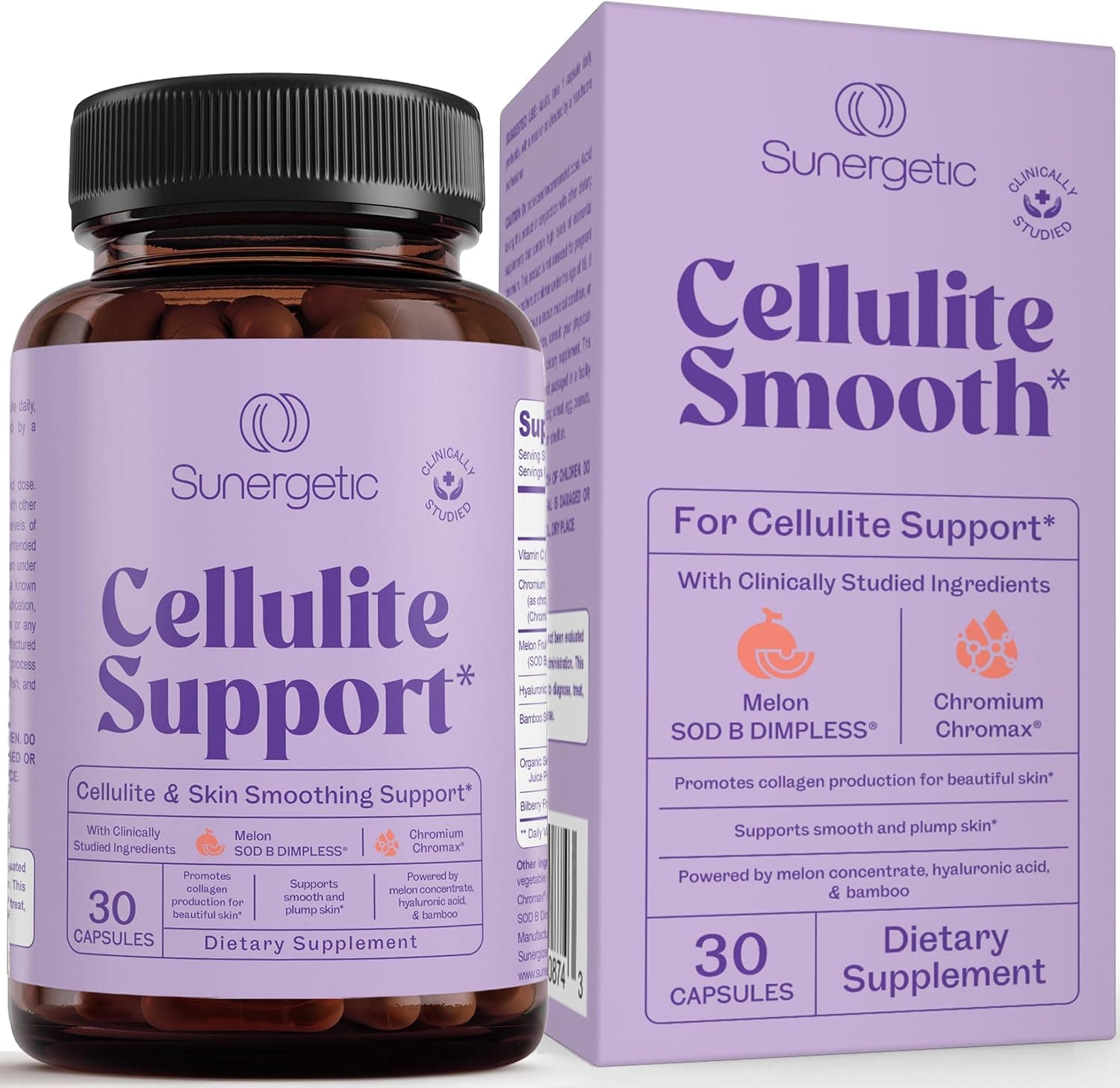 Sunergetic Cellulite Support Melon SOD Hyaluronic Capsule