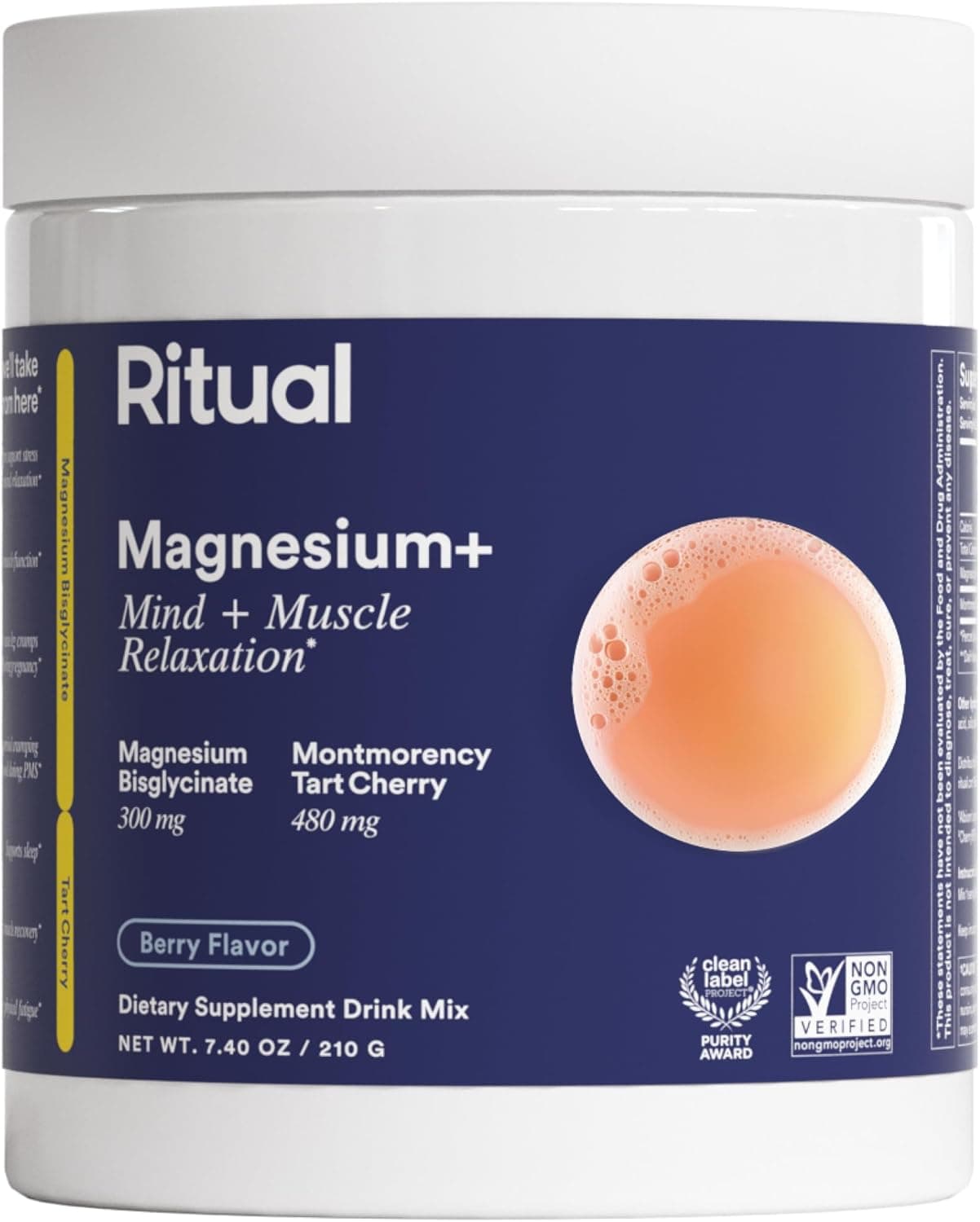 Ritual Magnesium+ Glycinate Drink Mix Powder