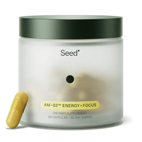 Seed AM-02 Energy + Focus Capsule