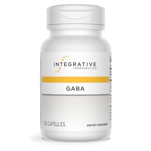 Integrative Therapeutics GABA - Brain Health Supplement that Supports Nerve Cell Function* - Support Neurochemical Balance & Neurotransmitter Production* - Dairy-Free - 60 Capsules (60 Servings) — view 1 of 5