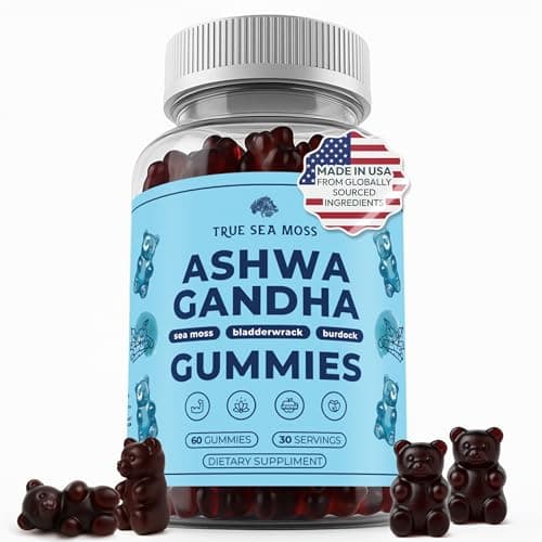 TrueSeaMoss Ashwagandha Sea Moss Gummies supplement product image 1 of 5