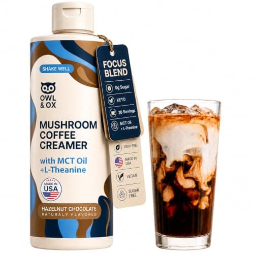Owl & Ox Mushroom Coffee Creamer with MCT Oil supplement product image 1 of 5