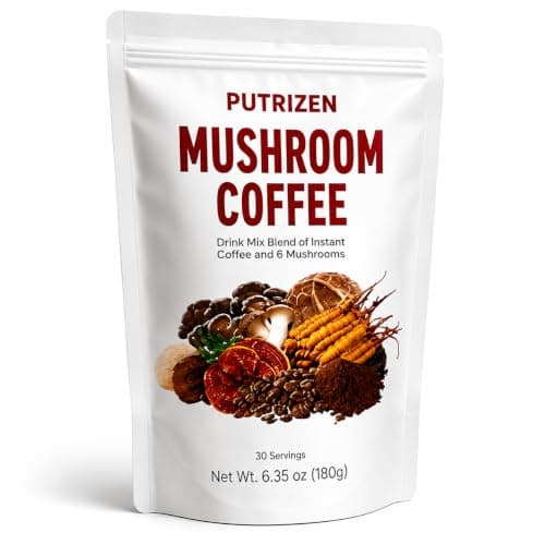 PUTRIZEN HerbalWell Mushroom Coffee Blend supplement product image 1 of 5