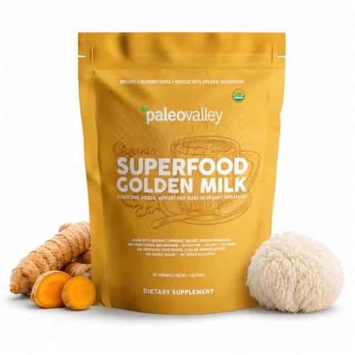 Paleovalley Organic Superfood Golden Milk supplement product image 1 of 5