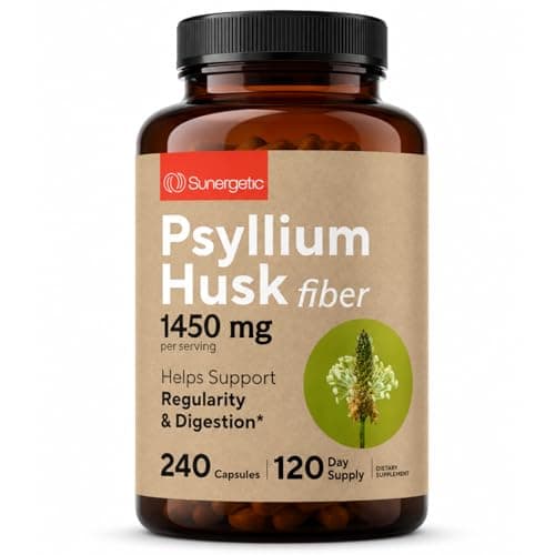 Sunergetic Psyllium Husk Fiber 1450mg supplement product image 1 of 5
